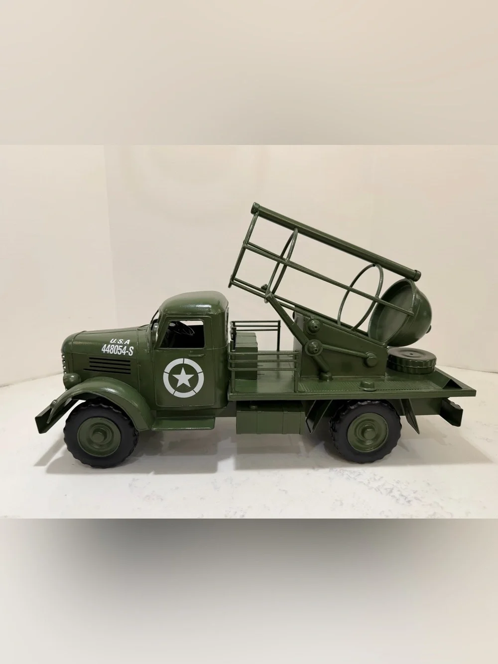 The Peacekeeper Military Truck Camouflage Metal Decanter